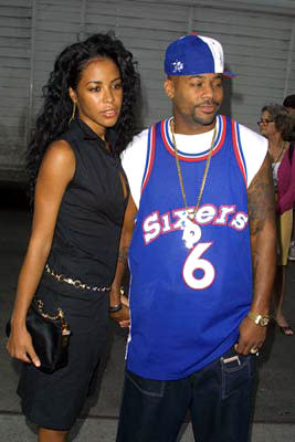 Aaliyah and Damon Dash at the New York premiere of Miramax's The Others