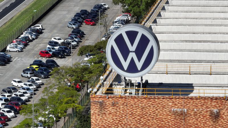 FILE PHOTO: Volkswagen's factory is seen in Sao Bernardo do Campo, Sao Paulo state