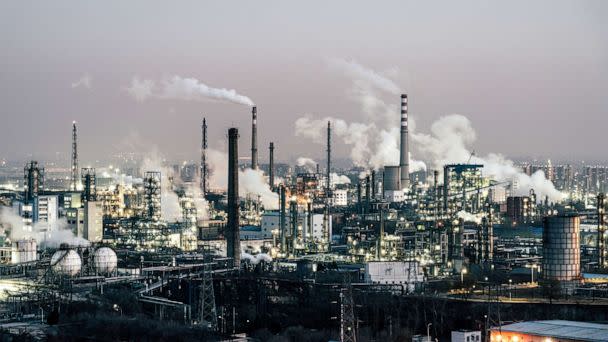 PHOTO: In this undated file photo, a petrochemical plant is shown in China. (STOCK IMAGE/Getty Images)