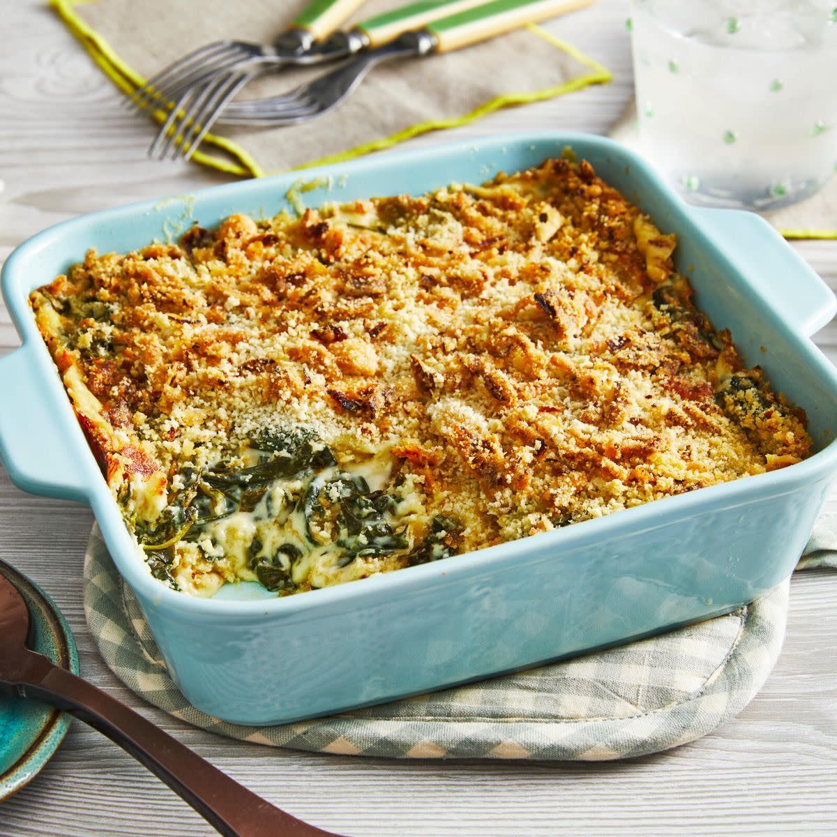 healthy spinach casserole