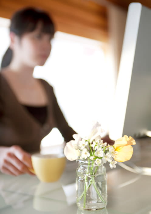 Flowers on your desk