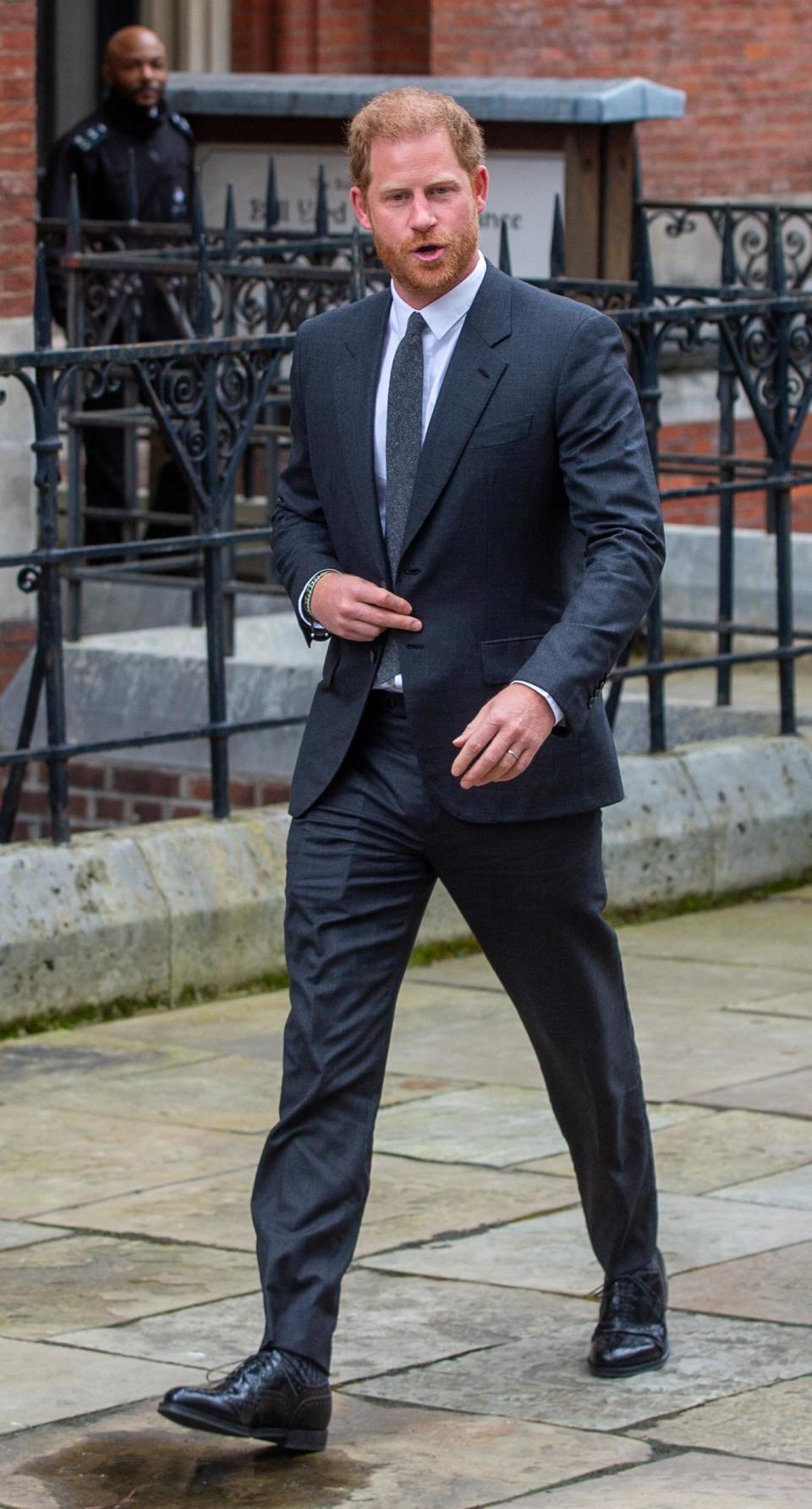 Prince Harry leaves High Court after last day of lawsuit against Daily Mail