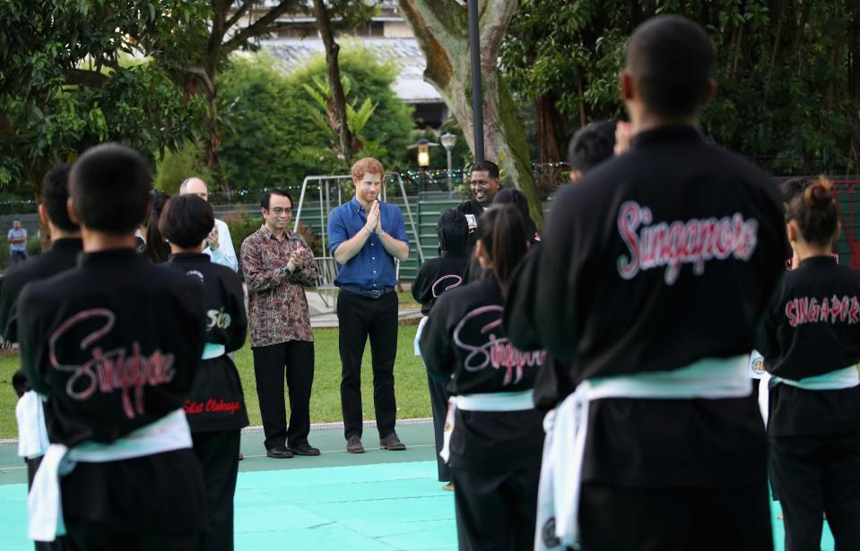 Prince Harry in Singapore