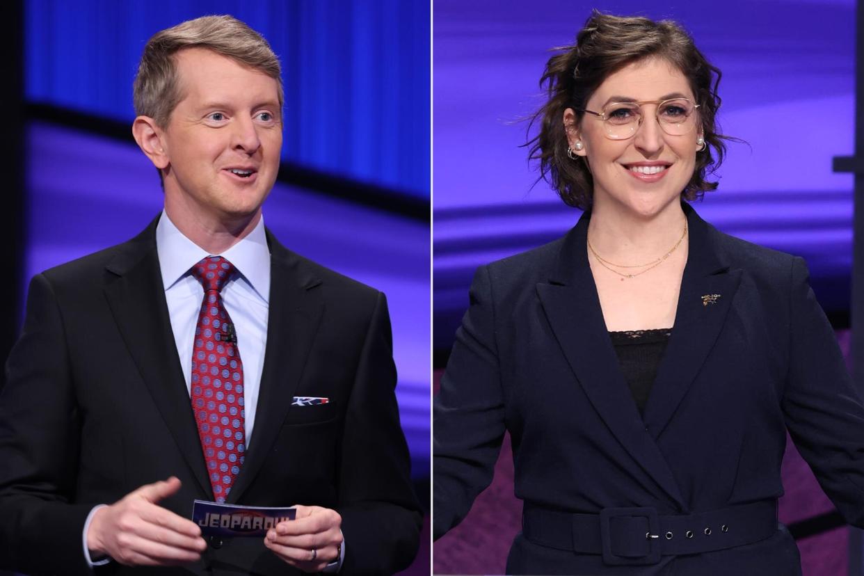 Ken Jennings and Mayim Bialik