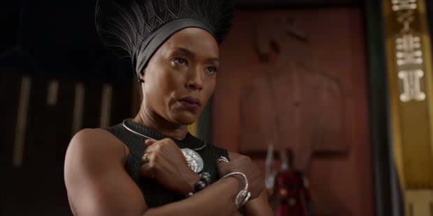 Angela Bassett as Queen Ramonda in "Black Panther" (2018)<p>Marvel Studios</p>