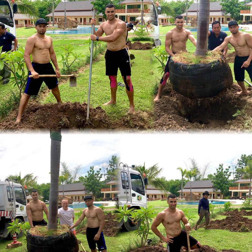 <p>tofuaOne of the best parts of this training camp was that we got the privilege to leave a little part of Tonga and the Pacific in Thailand by planting a tree at the world class Sabai Sabai training resort ! Instagram/pita_tofua </p>