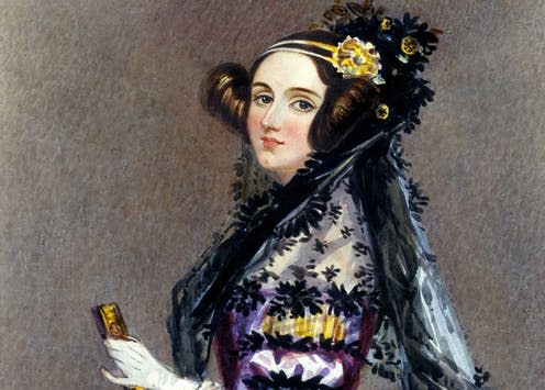 <span class="caption">Portrait of Ada Lovelace – mathematician and poet.</span> <span class="attribution"><a class="link " href="https://en.wikipedia.org/wiki/Ada_Lovelace#/media/File:Ada_Lovelace_portrait.jpg" rel="nofollow noopener" target="_blank" data-ylk="slk:Alfred Edward Chalon/Wikipedia;elm:context_link;itc:0;sec:content-canvas">Alfred Edward Chalon/Wikipedia</a></span>