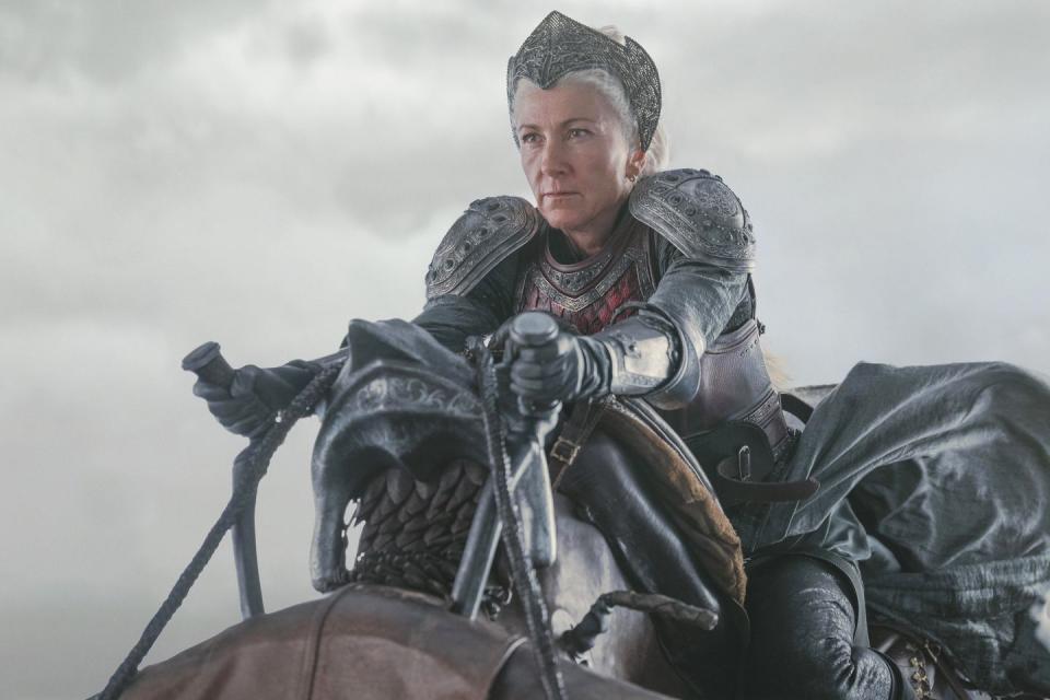 eve best as princess rhaenys targaryen, house of the dragon season 2