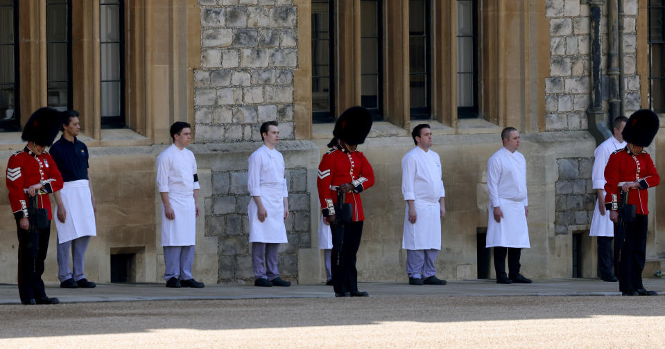 Castle staff pay tribute to Prince Philip