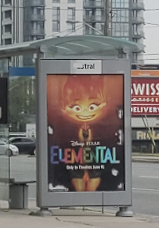 The "Elemental" promotional poster