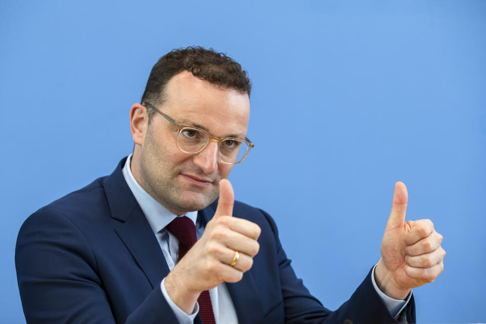 Jens Spahn glänzt vor allem, wenn er bei seinen Themen bleibt (Bild: Getty Images)