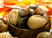 <b>Brazil Nut: </b> Snacking on <a href="http://www.mdhil.com/go-nuts/" rel="nofollow noopener" target="_blank" data-ylk="slk:nuts;elm:context_link;itc:0;sec:content-canvas" class="link ">nuts</a> in general is good for the <a href="http://www.mdhil.com/search/?q=nuts" rel="nofollow noopener" target="_blank" data-ylk="slk:heart;elm:context_link;itc:0;sec:content-canvas" class="link ">heart</a> and <a href="http://www.mdhil.com/simple-home-remedies-for-dry-skin/" rel="nofollow noopener" target="_blank" data-ylk="slk:skin;elm:context_link;itc:0;sec:content-canvas" class="link ">skin</a>. Brazil nuts, however, are particularly good for men as they have a high selenium content, which is known to enhance <a href="http://www.mdhil.com/medical-procedures-vasectomy/" rel="nofollow noopener" target="_blank" data-ylk="slk:sperm;elm:context_link;itc:0;sec:content-canvas" class="link ">sperm</a> health and motility. Selenium also helps reduce LDL or bad cholesterol and acts as mood enhancer.