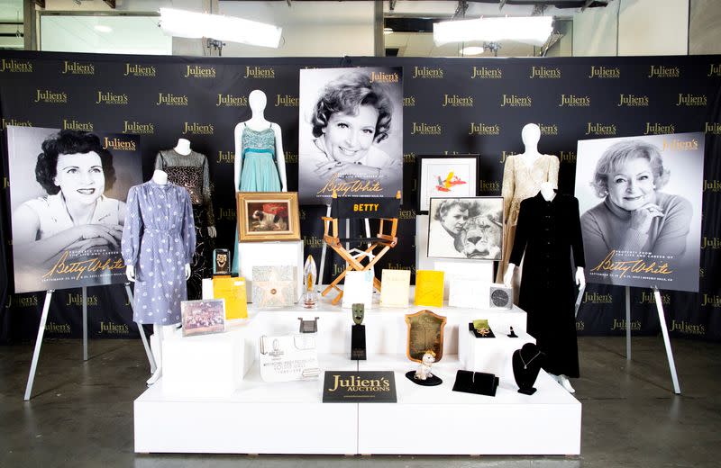 FILE PHOTO: Julien's Auctions announces "Property from the Life and Career of Betty White" at Julien's Auctions in Beverly Hills