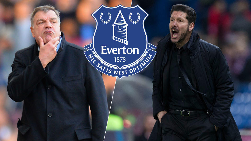 Sam Allardyce and Diego Simeone have been linked with the Everton job.