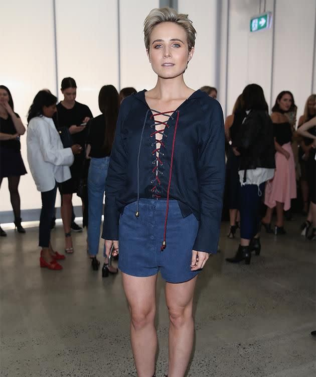 Tessa James at MBFWA 2016. Photo: Getty