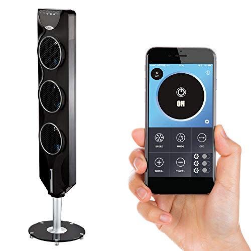 5) Ozeri Bluetooth Tower Fan