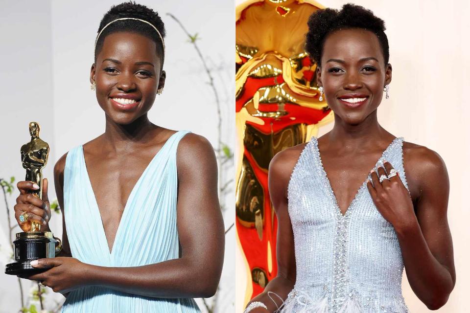 <p>Jason LaVeris/WireImage; Mike Coppola/Getty</p> Lupita Nyong