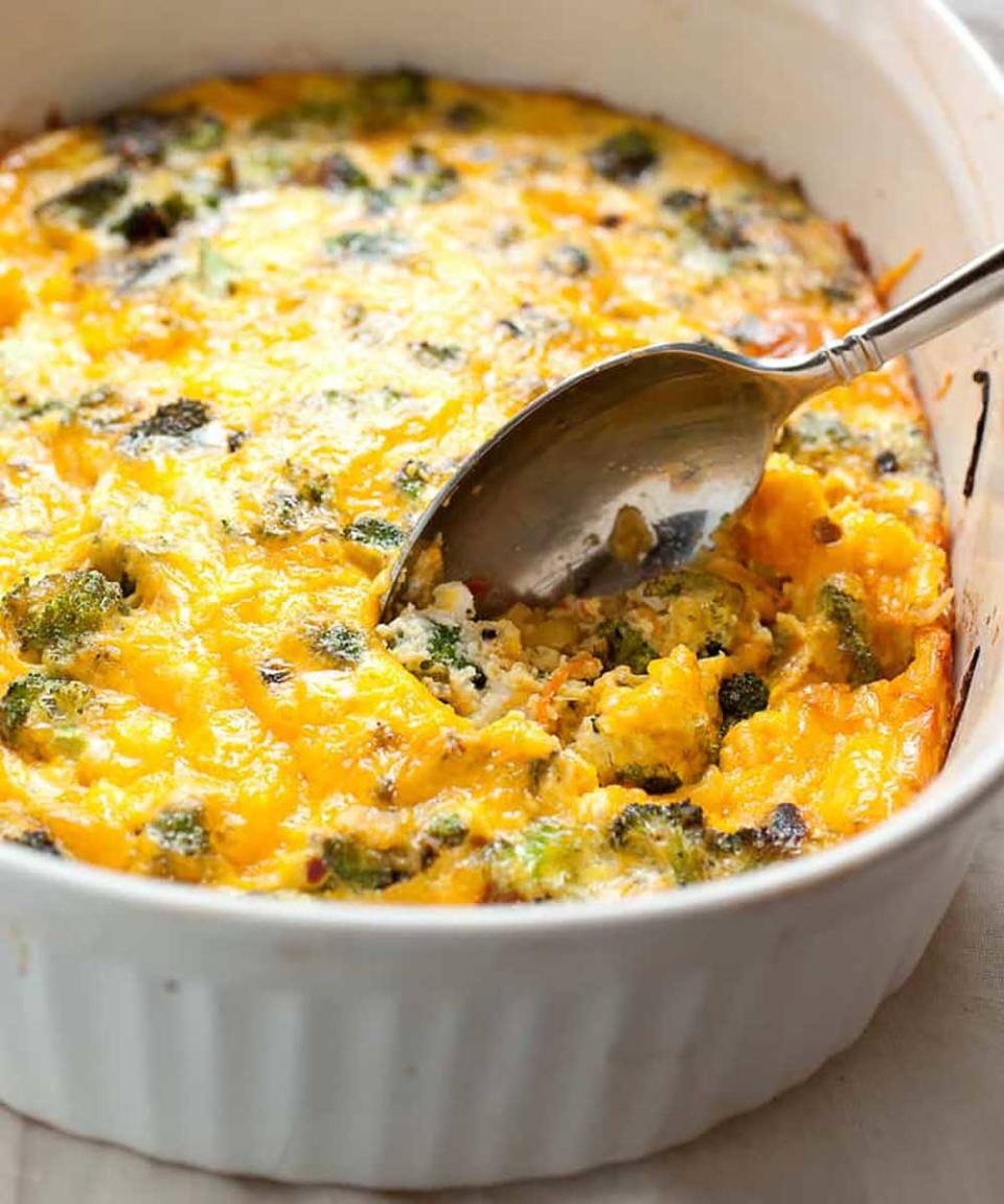 <a href="https://www.macheesmo.com/broccoli-breakfast-casserole/">Stalks-and-All Broccoli Breakfast Casserole</a> from <a href="https://www.macheesmo.com">Macheesmo</a>