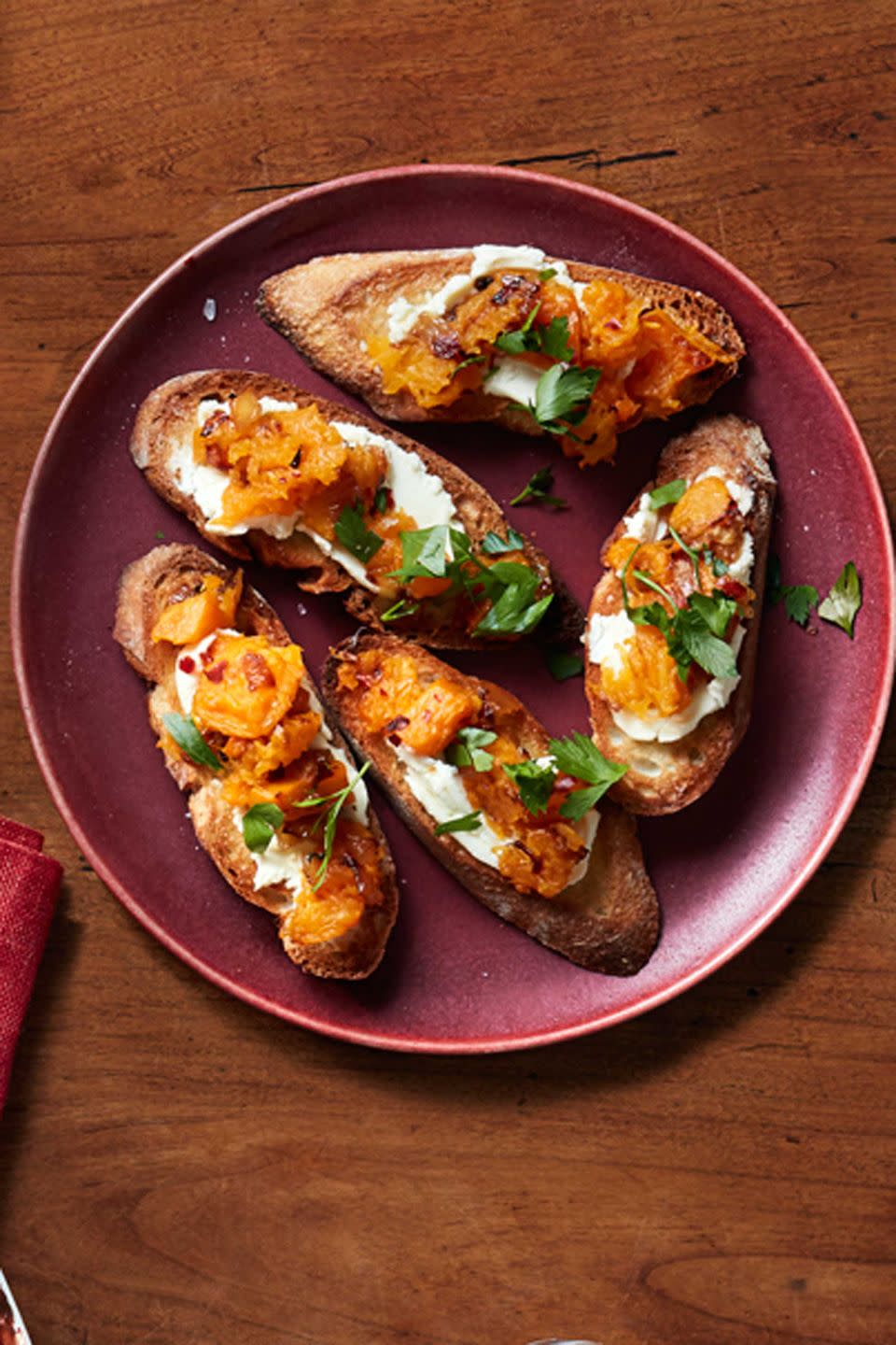 Squash Toasts