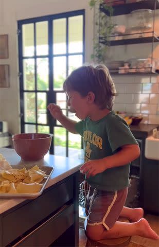 Joanna Gaines/Instagram Chip and Joanna's youngest son Crew