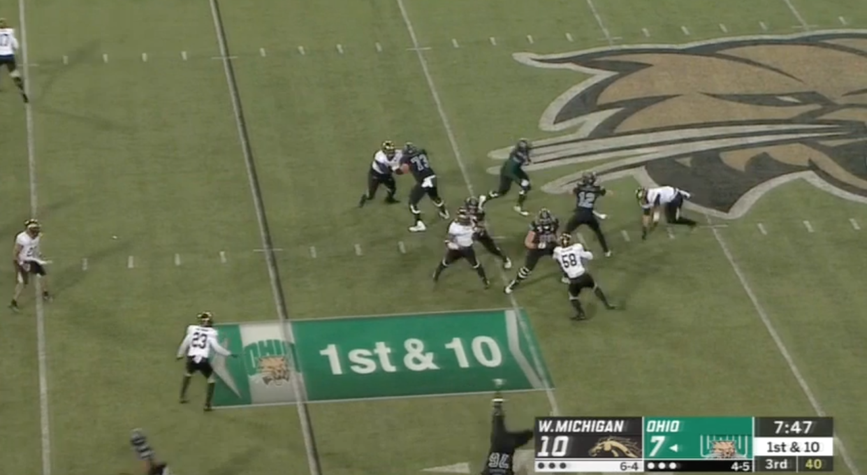 Spot the cartwheel. (via ESPN2)