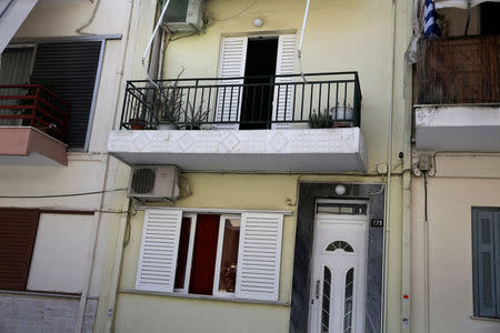 The Skopelitis family house in the suburb of Nikaia, in Athens, Greece, March 24, 2017. REUTERS/Alkis Konstantinidis