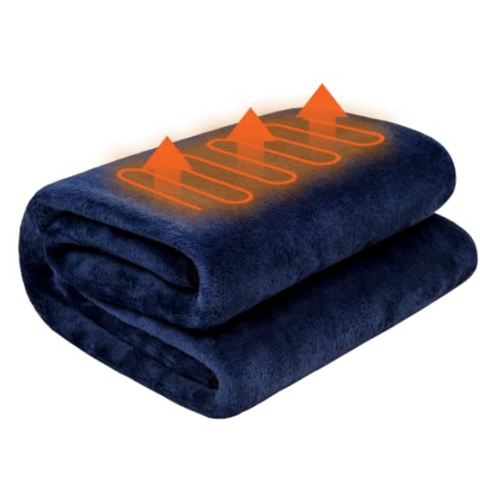 5) Washable Electric Heated Blanket