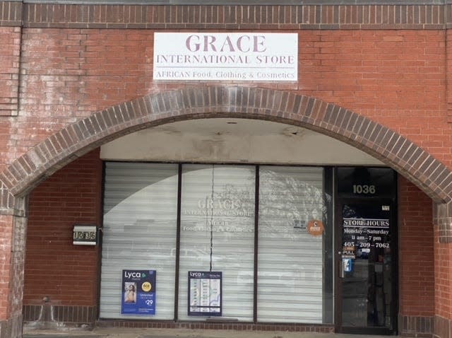 Grace International Store is an African market at 1036 N Flood Ave. in Norman, Okla.