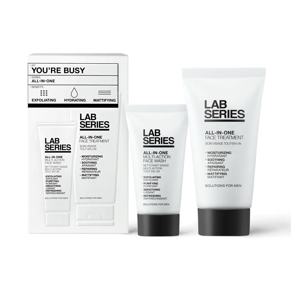 Best Men’s Grooming Kits, LAB SERIES You're Busy Skin Care Set