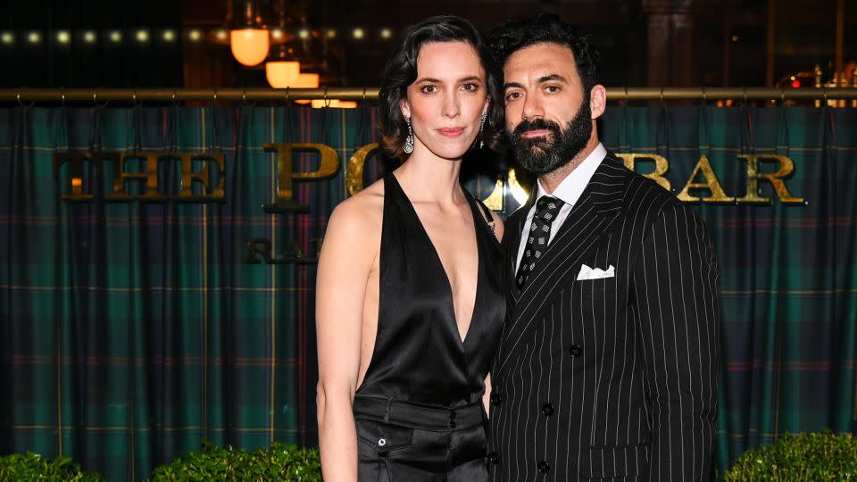 Rebecca Hall and Morgan Spector attend dinner at The Polo Bar after taking in the 2024 Fall/Holiday Ralph Lauren show. - Zach Hilty/BFA.com/Courtesy Ralph Lauren