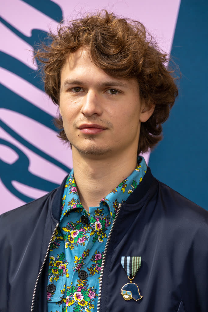 Closeup of Ansel Elgort