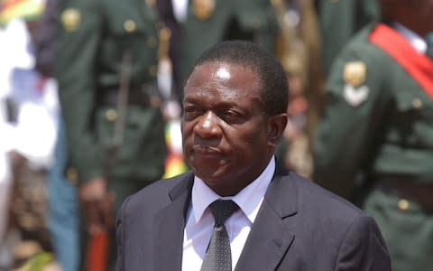 Emmerson Mnangagwa is expected to take over as president - Credit: Tsvangirayi Mukwazhi/ AP