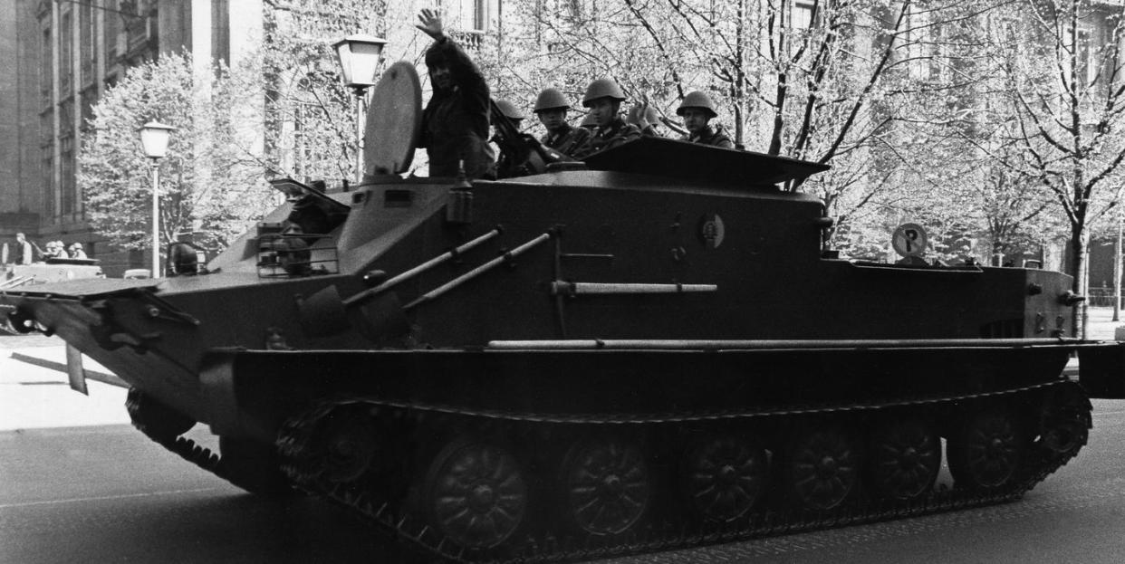 ddr militär schützenpanzer btr 50 der nva