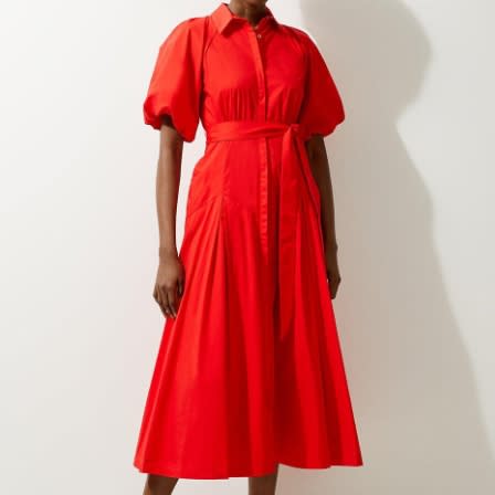 Karen Millen Red Shirt Dress