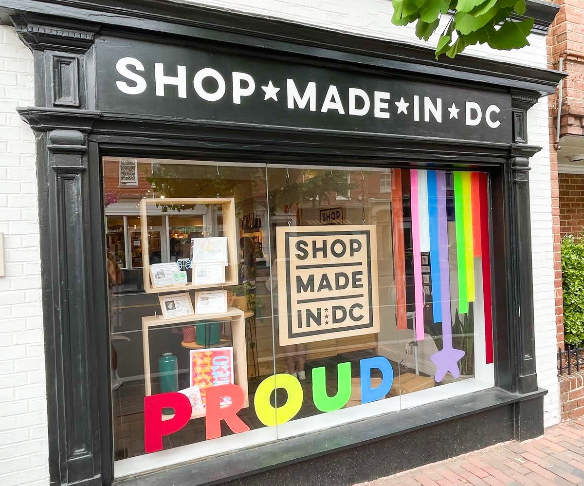 A queer bookshop in Washington DC (Calum McSwiggan)