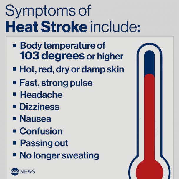 PHOTO: Symptoms of Heat Stroke (ABC News Photo Illustration)
