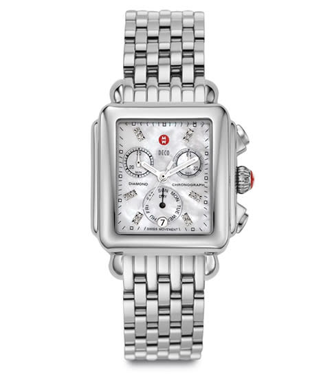 <p><strong>Michele</strong> watch, $995, nordstrom.com</p><p><a rel="nofollow noopener" href="https://www.saksfifthavenue.com/main/ProductDetail.jsp?PRODUCT%3C%3Eprd_id=845524446251372" target="_blank" data-ylk="slk:BUY NOW;elm:context_link;itc:0;sec:content-canvas" class="link ">BUY NOW</a><br></p>