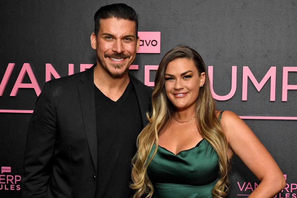 <p>Noam Galai/Bravo via Getty </p> Jax Taylor and Brittany Cartwright appear at the Vanderpump Rules "Season 10 Reunion Watch Party"