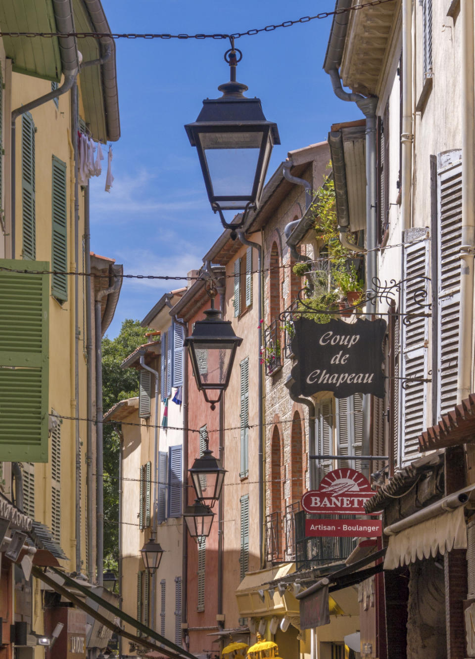 Street signs in Antibes