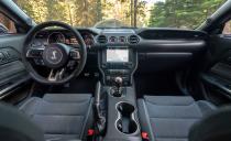 <p>As retro-looking inside as it is outside, the Ford's relatively spacious interior and trunk make it more useful than the two-seat Toyota. </p>