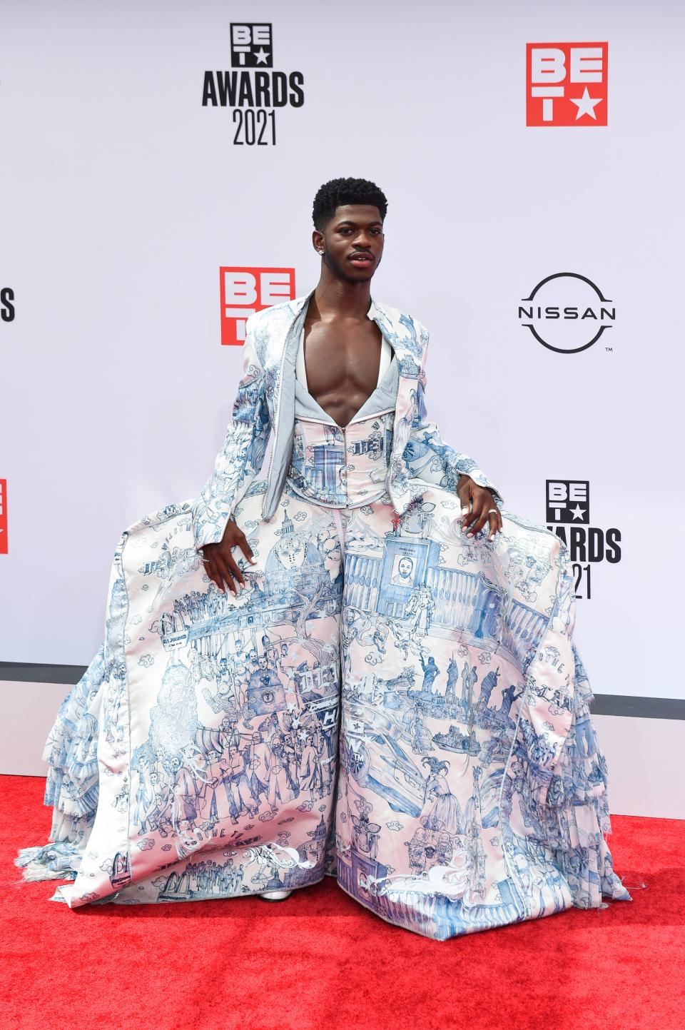 Lil Nas X at the 2021 BET Awards.