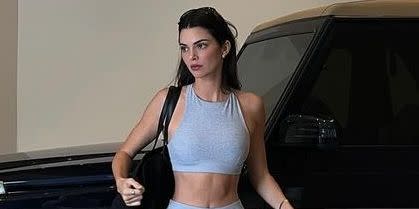 kendall jenner alo yoga peddle pushers