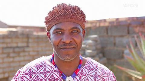 Thabo Tsotetsi is a sangoma a.k.a., a Muthi healer in South Africa.