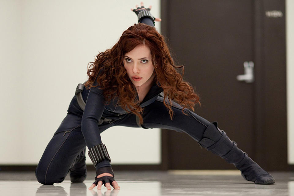 5. Black Widow from
 Iron Man 2