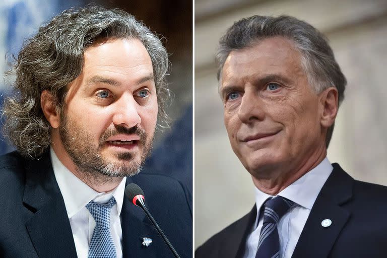 Santiago Cafiero y Mauricio Macri