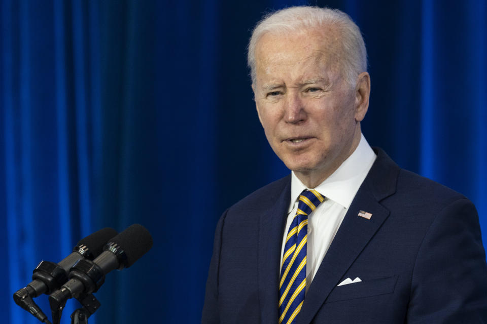 President Joe Biden was critical of the NFL’s hiring practices during an interview with NBC News. (AP Photo/Alex Brandon)