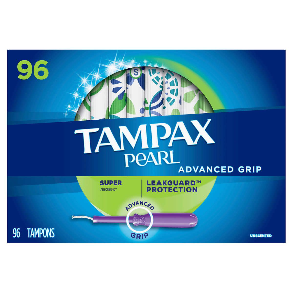 Tampax Pearl Advanced Grip Tampons 