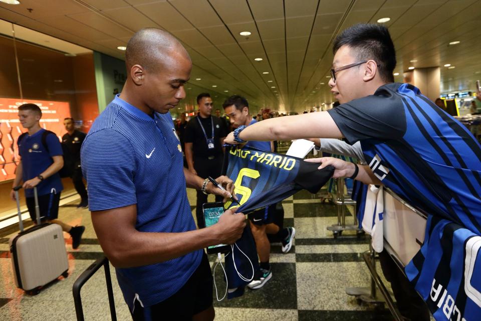 PHOTOS: Football stars in Singapore for International Champions Cup