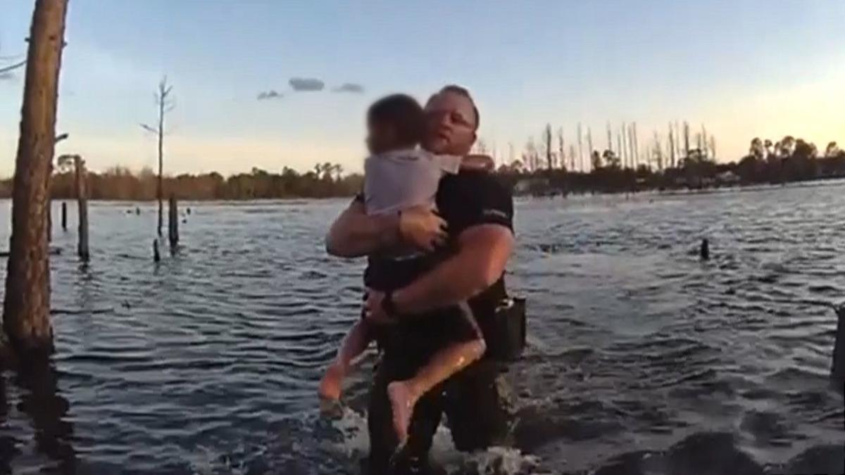 Florida deputy rescues missing autistic boy from large pond