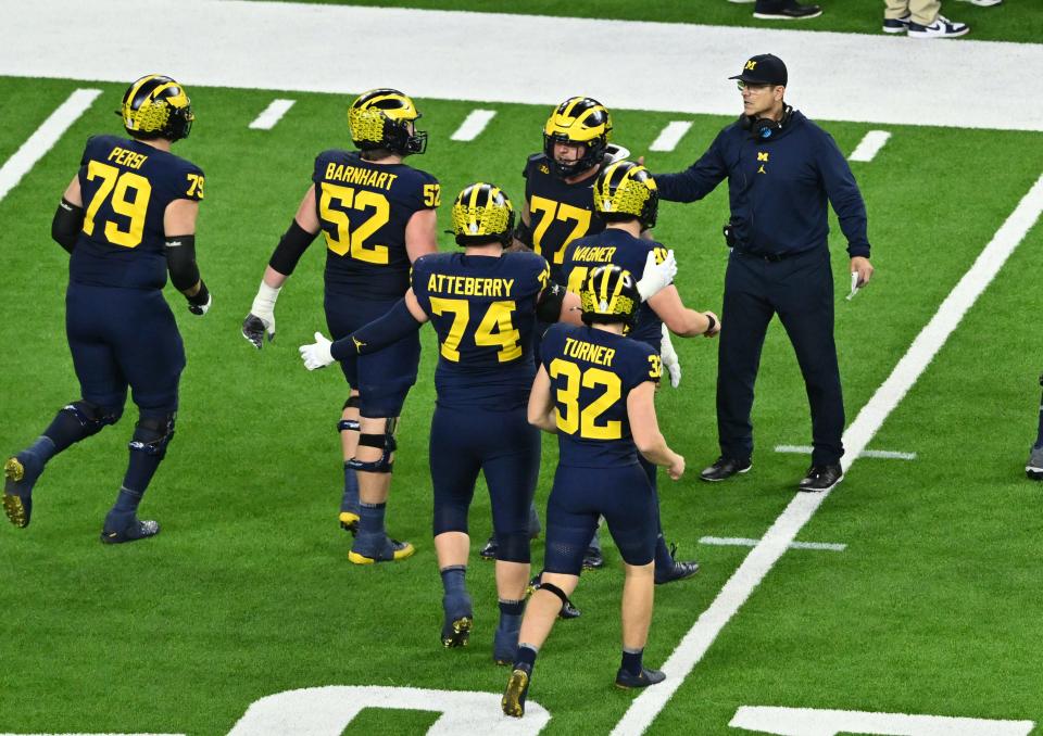 The Michigan Wolverines survived, and thrived, this season despite the fact that head coach Jim Harbaugh was suspended twice, including a critical three-game stretch at the end of the regular season. Michigan went 15-0 and won the national championship by slipping past Alabama and crushing Washington in the two CFP games.